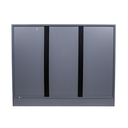 Grey Sideboard Cabinet with Open Shelves