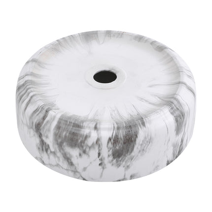 Round Marble Effect Vessel Sink for Bathroom