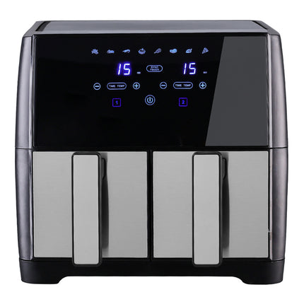 8L Touch Screen Dual Basket Air Fryer Healthy Cooking