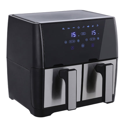 8L Touch Screen Dual Basket Air Fryer Healthy Cooking