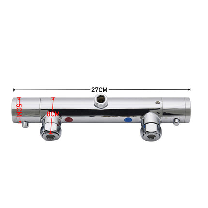 Thermostatic Bath Shower Mixer Temperature Control Valve,Cylindrical