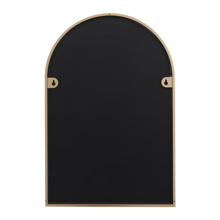 Arched Wall Mirror with Metal Frame 50 x 75cm
