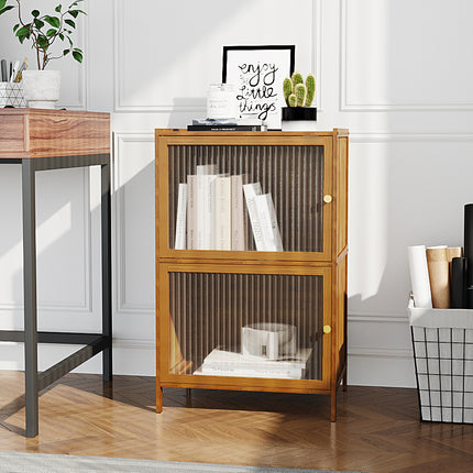 Versatile 2-Tier Storage Cabinet