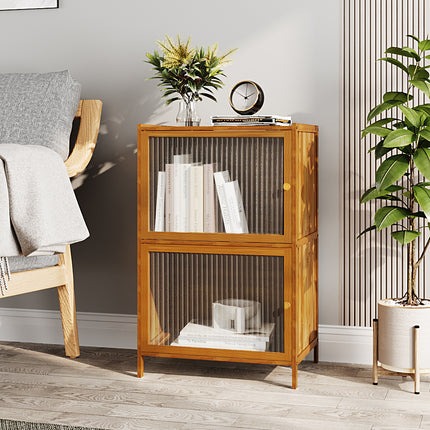 Versatile 2-Tier Storage Cabinet