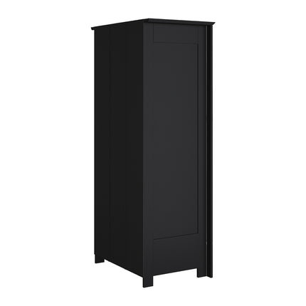 Modern Double-Door Wardrobe with Drawer & Hanging Rail