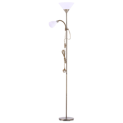 175CM Mother and Child Adjustable Floor Reading Lamp, Bronze