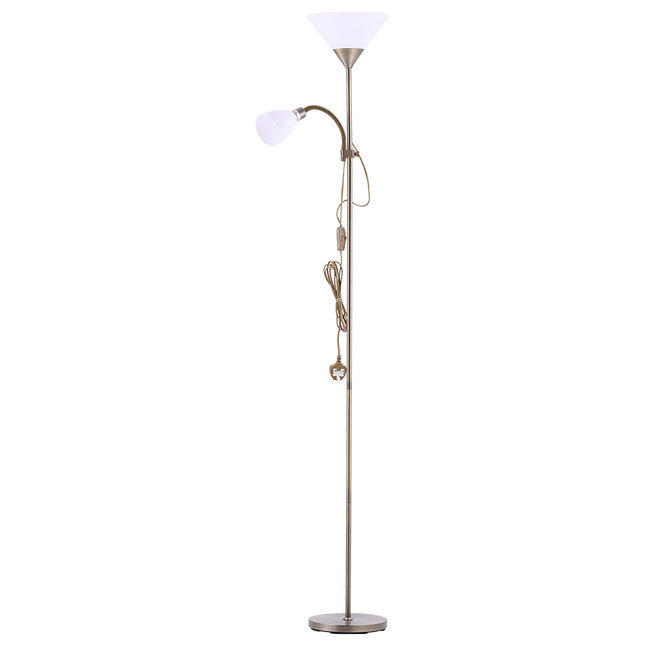 175CM Mother and Child Adjustable Floor Reading Lamp, Bronze