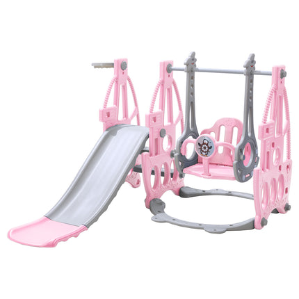 3 in 1 Kids Swing and Slide Set Toddler Climber Playset