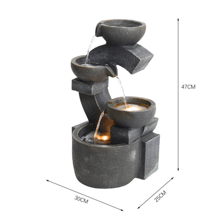 Outdoor Electric Water Fountain Rockery Decor