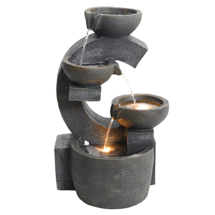 Outdoor Electric Water Fountain Rockery Decor