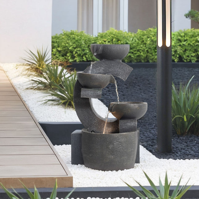 Outdoor Electric Water Fountain Rockery Decor