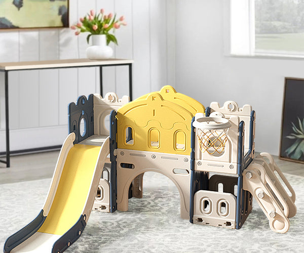 190 cm W Slide City Wall Activity Playset