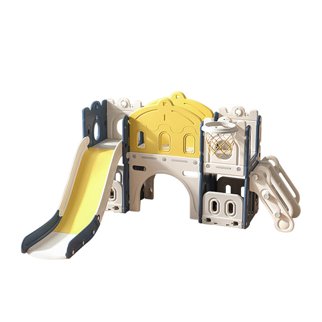 190 cm W Toddler Slide City Wall Kids Activity Playset