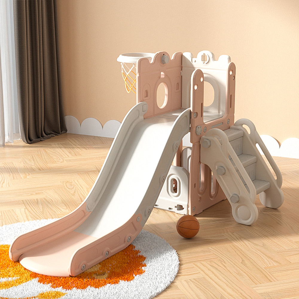 190 cm W Toddler Slide City Wall Kids Activity Playset