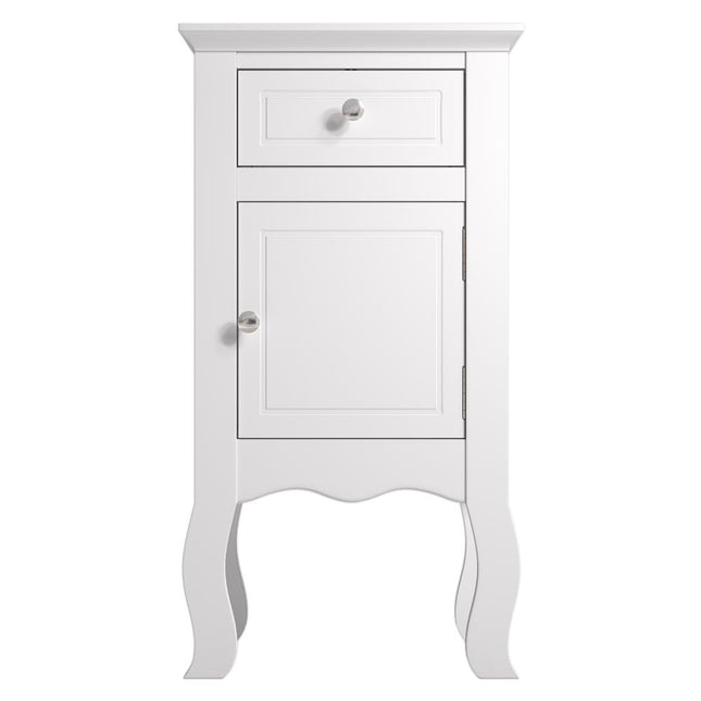 Wooden Bedside Table Nightstand with Drawer 33x62 cm