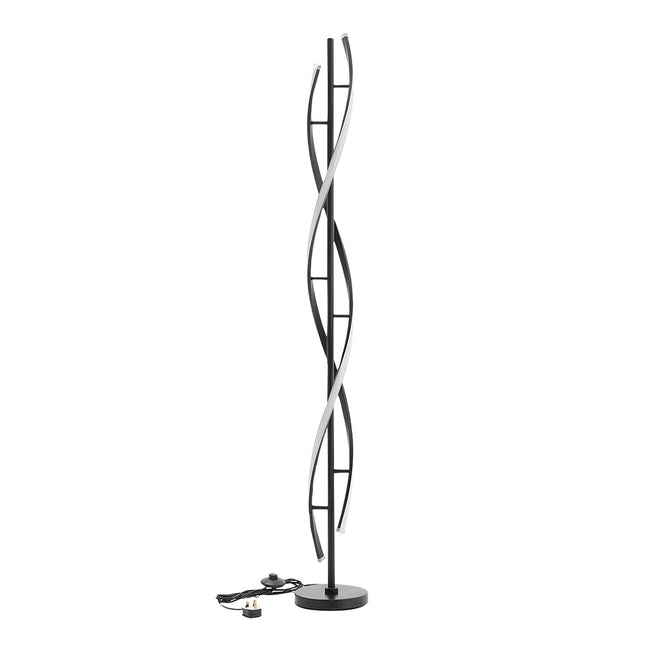 Black 60W Modern LED Floor Lamp for Living Room