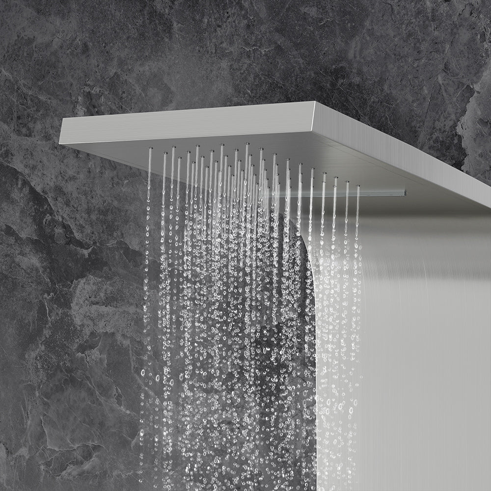 Thermostatic Shower Tower Panel with 4 Jets