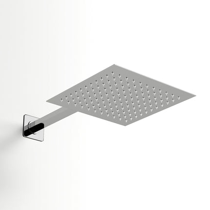 Chrome Square 3-Way Concealed Shower Mixer Set