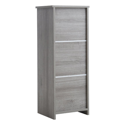 Single Door Bathroom Floor Cabinet with Open Shelf 350 x 910mm