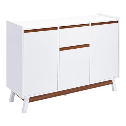 White Storage Dining Room Sideboard with Drawers