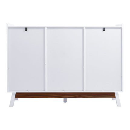 White Storage Dining Room Sideboard with Drawers