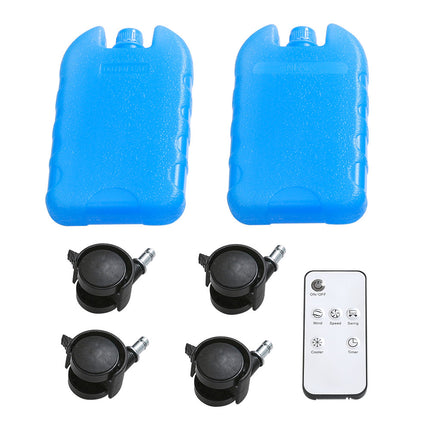 White 3 Speed Air Cooling Conditioner with Wheels