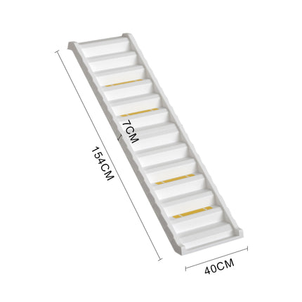 White Folding Portable Dog Pet Stairs Ramp