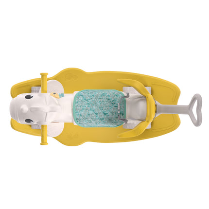 Yellow Kids Plastic Rocking Horse