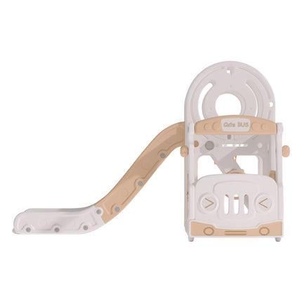 Kids Toddler Slide Climber Playset with Basketball Hoop