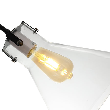 Modern Style Glass Single Light Pendant Light