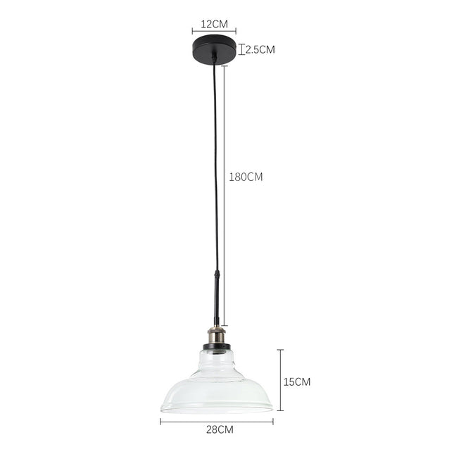 Contemporary Glass Living Room Pendant Light