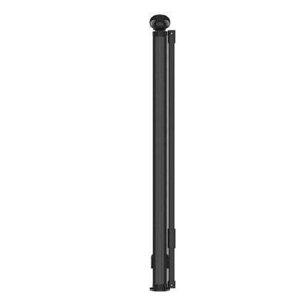 Black Retractable Safety Gate for Kids and Pets