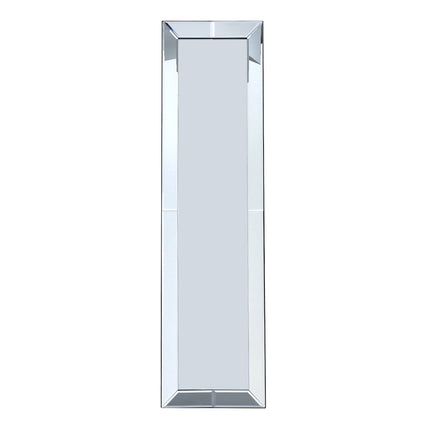 150cm H Modern Chrome Bevelled Floor Mirror