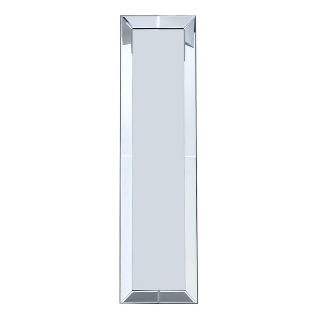 150cm H Modern Chrome Bevelled Floor Mirror