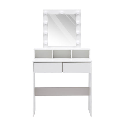 145cm H Makeup Dressing Table with Lighted Mirror