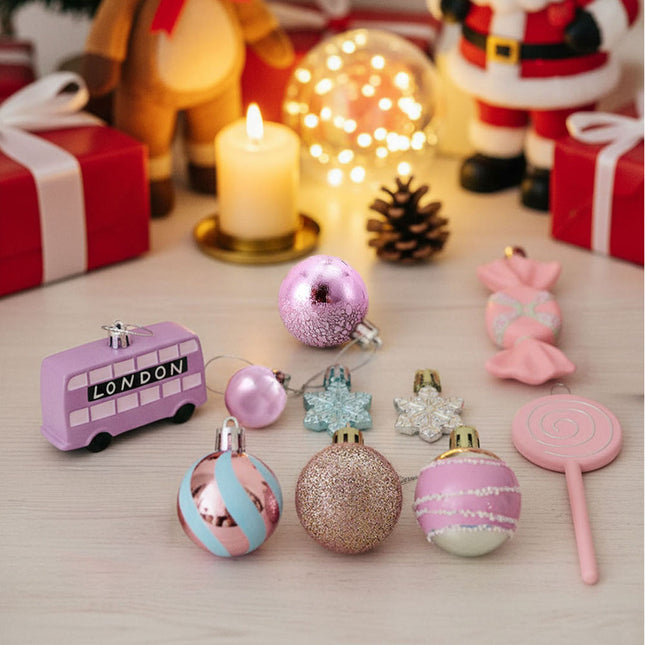 34-Piece Christmas Ornaments for Christmas Tree Decorations