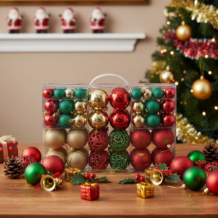 100-Piece Christmas Ornaments for Christmas Tree Decorations