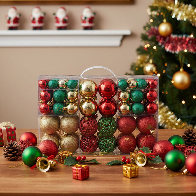 100-Piece Christmas Ornaments for Christmas Tree Decorations
