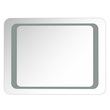 LED Illuminated Bathroom Mirror 800 x 600mm with Demister