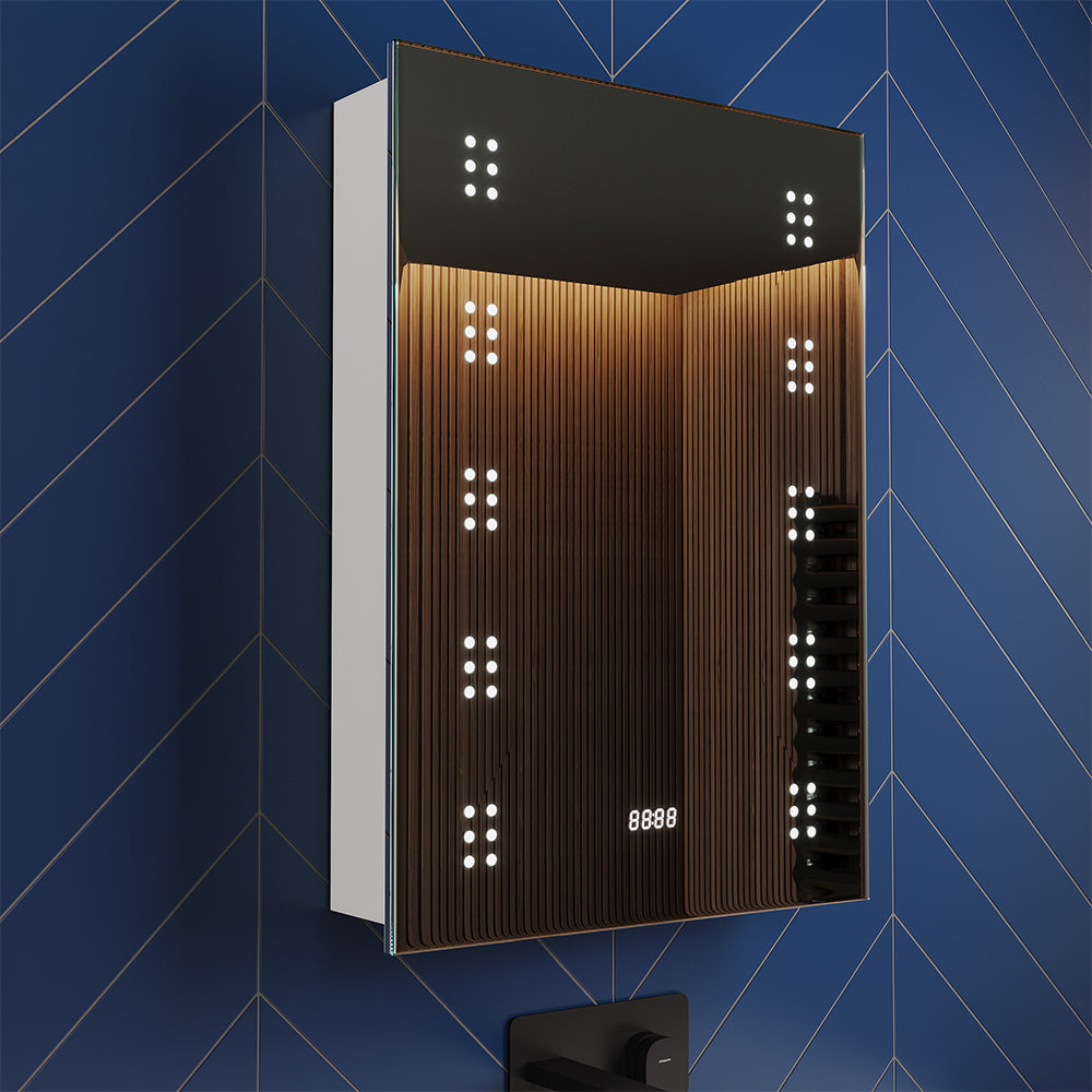 LED Mirrored Cabinet with Sensor Switch 700mm x 500mm