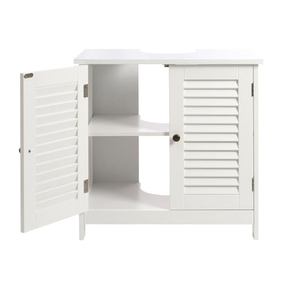 Bathroom Under Sink Cabinet Wooden Storage Cupboard 500x600mm