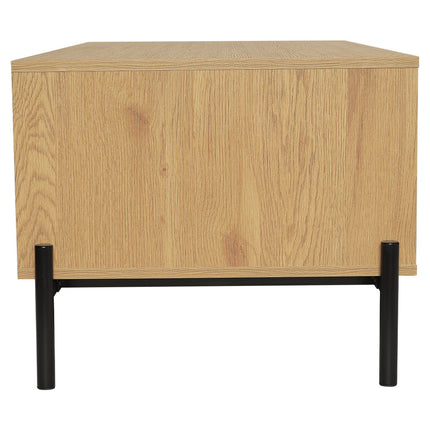 Rattan Coffee Table with Storage for Living Room