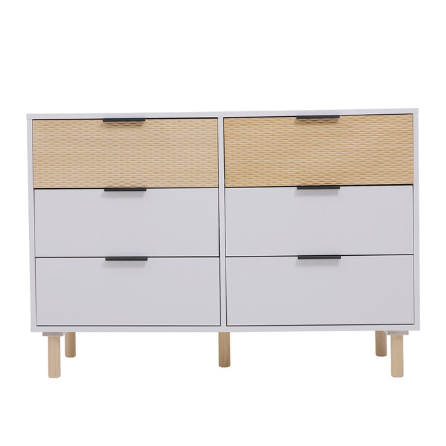 White Contemporary Wooden Living Room Storage Cabinet