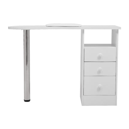 3 Drawers Manicure Table for Beauty Salon and Home 106cm
