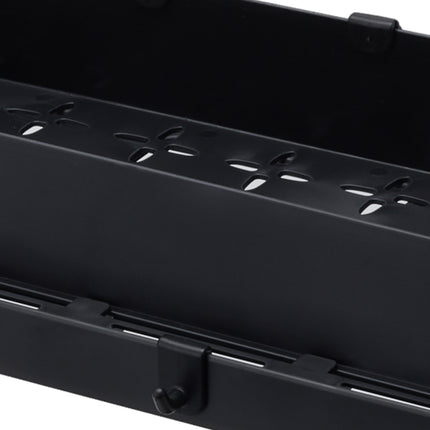 Black 2 Tier Under Sink Pull Out Storage Organizer