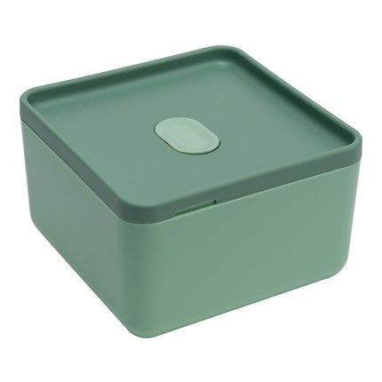 Dual-Layer Plastic Bento Lunch Box