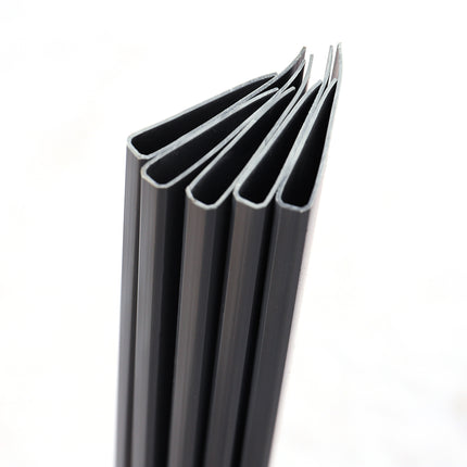 Set of 5 Garden Privacy 1M Profile Cover for Mat Screen Border Panel Fence Dark grey