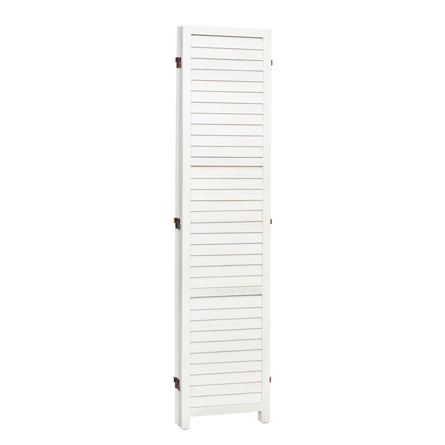 Folding Room Divider Privacy Separator Screen White 3 Panel
