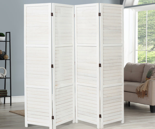 Folding Room Divider Privacy Separator Screen 4 Panel 160×170cm