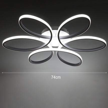 LED Lamp Ceiling Light Cool White Floral Pendant Chandelier 74CM